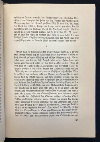 Penzoldt Fritz Sigrid Onegin 1939  Oper Opernsängerin Onegin Theater Gesang