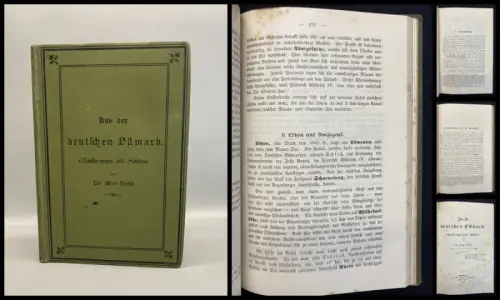 Hecht Aus der deutschen Ostmark. Wanderungen und Studien 1897 Ortskunde