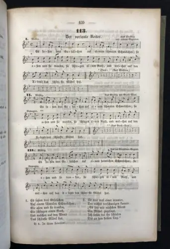 Fallersleben Schlesische Volkslieder mit Melodie. Aus dem Munde des Volkes 1842