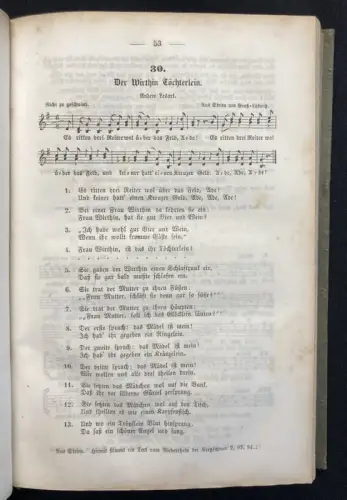 Fallersleben Schlesische Volkslieder mit Melodie. Aus dem Munde des Volkes 1842