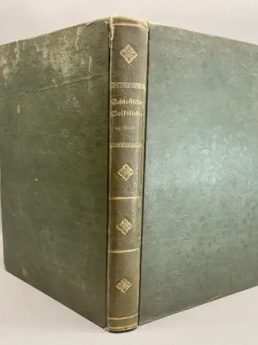 Fallersleben Schlesische Volkslieder mit Melodie. Aus dem Munde des Volkes 1842