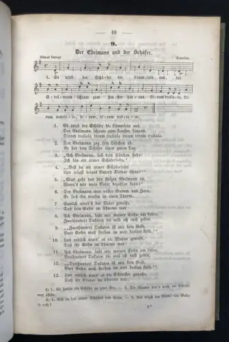 Fallersleben Schlesische Volkslieder mit Melodie. Aus dem Munde des Volkes 1842