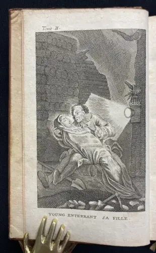 Young, Edward Les Nuits  D´Young 1769 2 Bde Philosophie Tod Unsterblichkeit