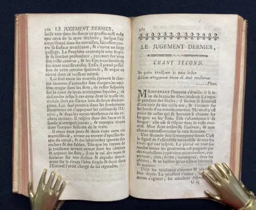 Young, Edward Les Nuits  D´Young 1769 2 Bde Philosophie Tod Unsterblichkeit