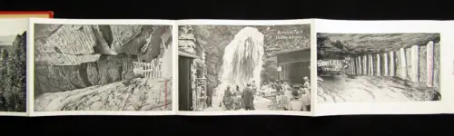 Leporello der Sächsische- böhmischen Schweiz o.J. um 1910 Wehlen, Kuhstall uvm.