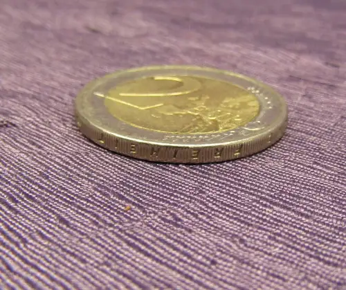 2 Euro Münze Deutschland A 2011 Spiegelei Pille ca. 1mm verschoben Fehlpr. 2011