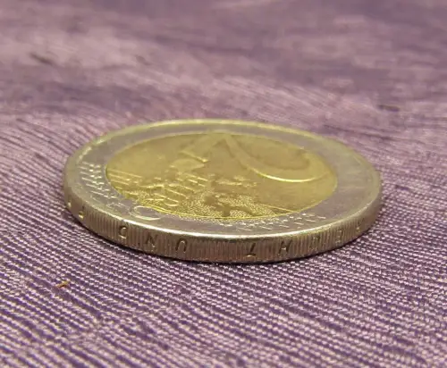 2 Euro Münze Deutschland A 2011 Spiegelei Pille ca. 1mm verschoben Fehlpr. 2011