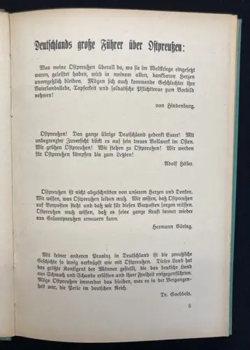 Heidenreich Georg Mein deutsches Ostpreußen Ein Hausschatz in Wort u. Bild EA 1