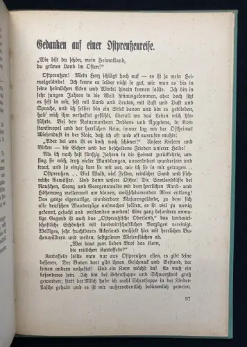 Heidenreich Georg Mein deutsches Ostpreußen Ein Hausschatz in Wort u. Bild EA 1