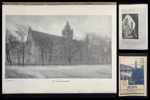 Verein zur Förderung Fremdenverkehr Jena als Universität u. Stadt im Sommer 1913