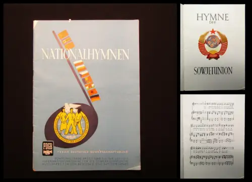 FGDB Nationalhymnen gewidmet den III.Weltfestspielen d. Jugend u. Studenten 1951