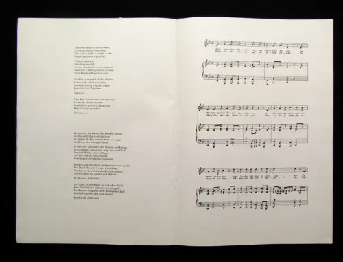 FGDB Nationalhymnen gewidmet den III.Weltfestspielen d. Jugend u. Studenten 1951