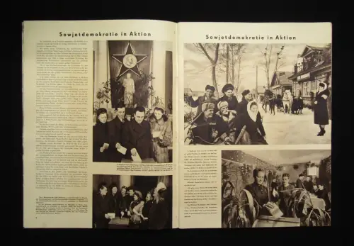 Gribatschow Sowjetunion Illustrierte Monatsschrift Nr.1 März 1950 Wahl Handwerk