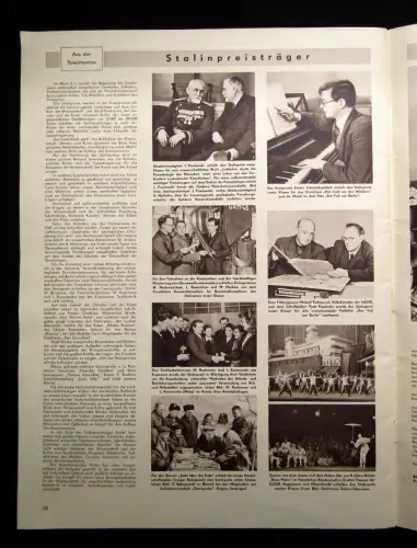 Gribatschow Sowjetunion Illustrierte Monatsschrift Nr.1 März 1950 Wahl Handwerk