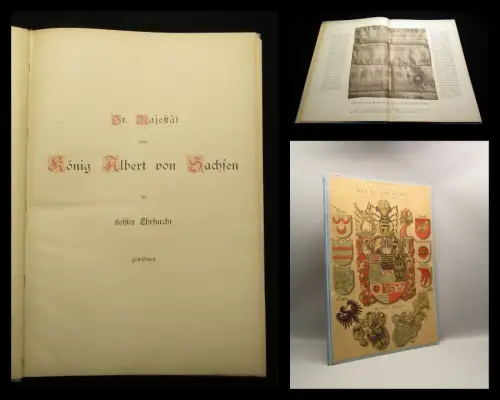 Kaemmel 800 Jaehr. Jubelfeier des Hauses Wettin 1889 Geschichte Sachsens Fürsten