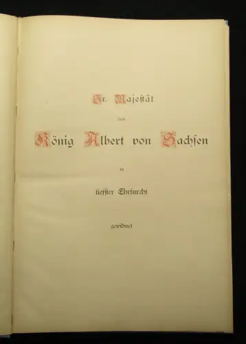 Kaemmel 800 Jaehr. Jubelfeier des Hauses Wettin 1889 Geschichte Sachsens Fürsten
