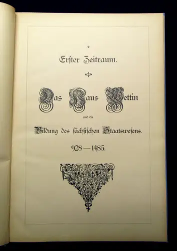 Kaemmel 800 Jaehr. Jubelfeier des Hauses Wettin 1889 Geschichte Sachsens Fürsten