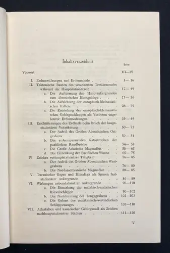 Hinzpeter Die Bildung der Hochgebirge durch kosmische Katastrophen 1932 Geologie