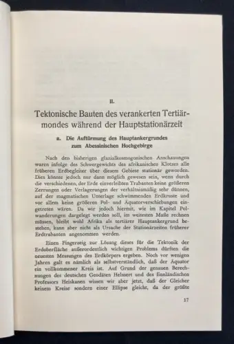 Hinzpeter Die Bildung der Hochgebirge durch kosmische Katastrophen 1932 Geologie