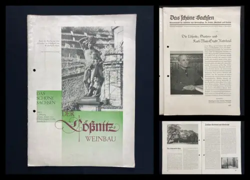 Severit Das Schöne Sachsen Der Lößnitz- Weinbau Heft 8 Jhg. 7 1937 Sachsen Natur