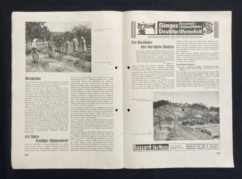 Severit Das Schöne Sachsen Der Lößnitz- Weinbau Heft 8 Jhg. 7 1937 Sachsen Natur