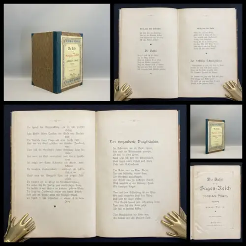 Dietrich, Eduard Die Fahrt durch das Sagenreich 1893 Literatur Dichtung Lyrik