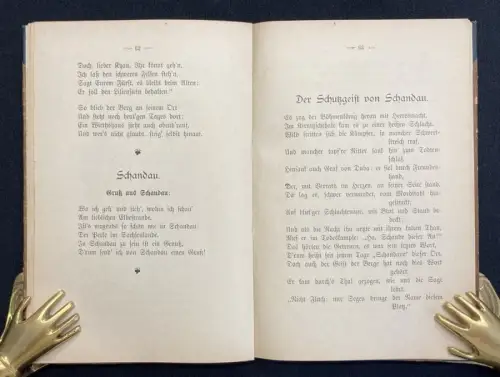 Dietrich, Eduard Die Fahrt durch das Sagenreich 1893 Literatur Dichtung Lyrik