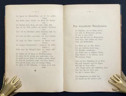 Dietrich, Eduard Die Fahrt durch das Sagenreich 1893 Literatur Dichtung Lyrik