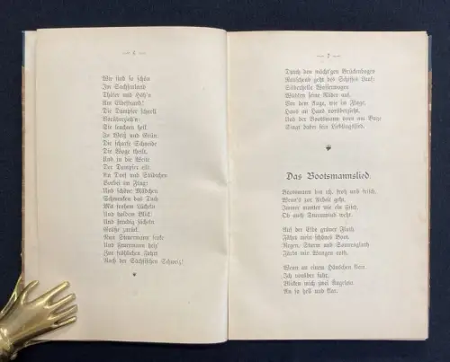 Dietrich, Eduard Die Fahrt durch das Sagenreich 1893 Literatur Dichtung Lyrik