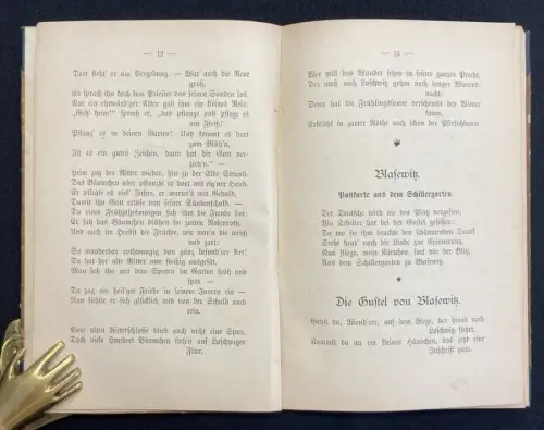 Dietrich, Eduard Die Fahrt durch das Sagenreich 1893 Literatur Dichtung Lyrik