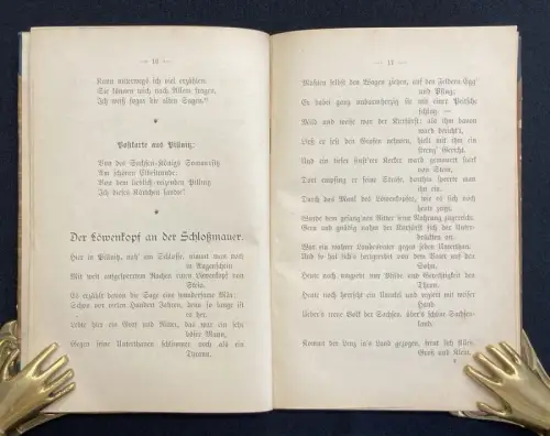 Dietrich, Eduard Die Fahrt durch das Sagenreich 1893 Literatur Dichtung Lyrik
