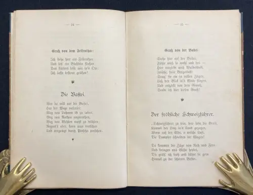 Dietrich, Eduard Die Fahrt durch das Sagenreich 1893 Literatur Dichtung Lyrik