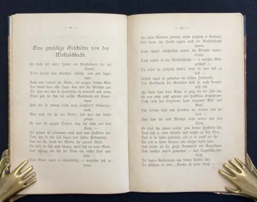 Dietrich, Eduard Die Fahrt durch das Sagenreich 1893 Literatur Dichtung Lyrik