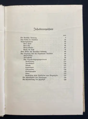 Thienemann ✝ Rossitten Drei Jahrzehnte auf der Kurischen Nehrung 40 Tafeln 1941