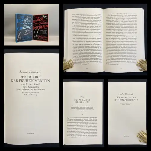 Fitzharris 2 Bde. Der Horror Der Frühen Chirurgie -Der Horror Der Frühen Medizin