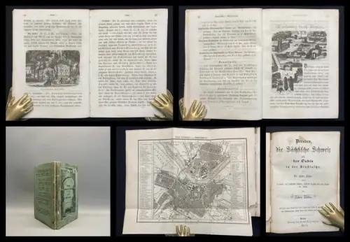 Müller, Edwin Dresden, die Sächsische Schweiz und der Oybin in der Brusttasche