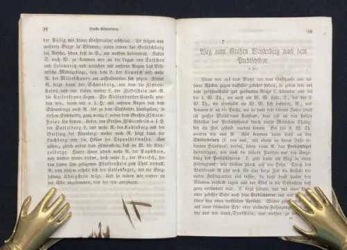 Müller, Edwin Dresden, die Sächsische Schweiz und der Oybin in der Brusttasche