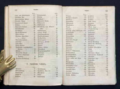 Müller, Edwin Dresden, die Sächsische Schweiz und der Oybin in der Brusttasche