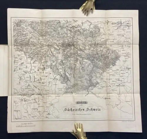 Müller, Edwin Dresden, die Sächsische Schweiz und der Oybin in der Brusttasche