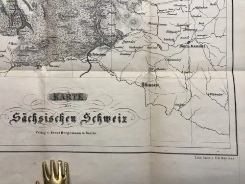 Müller, Edwin Dresden, die Sächsische Schweiz und der Oybin in der Brusttasche