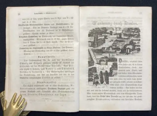 Müller, Edwin Dresden, die Sächsische Schweiz und der Oybin in der Brusttasche