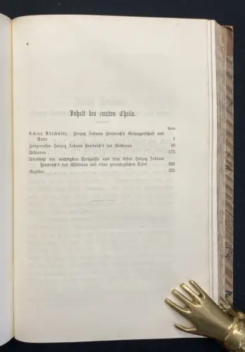 Johann Friedrich der Mittlere, Herzog zu Sachsen. Ein Beitrag zur Geschichte des