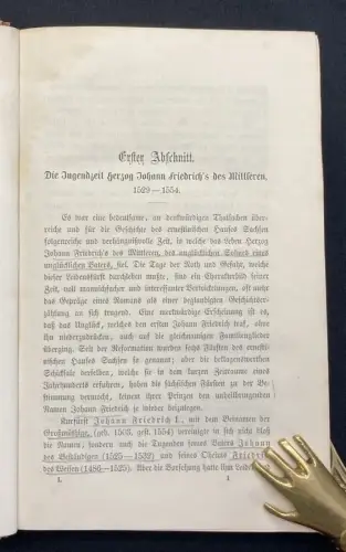 Johann Friedrich der Mittlere, Herzog zu Sachsen. Ein Beitrag zur Geschichte des