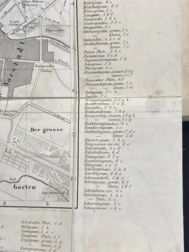 Schladebach Ganz Dresden und die sächsische Schweiz Wegweiser 1853 mit 2 Karten