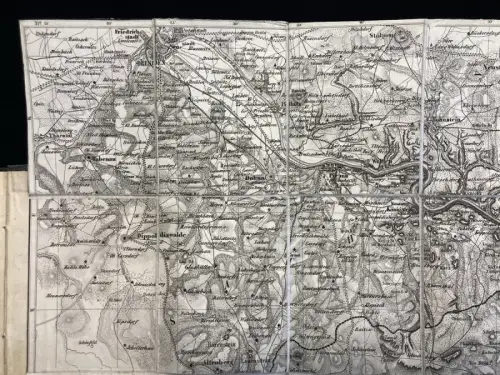 Schladebach Ganz Dresden und die sächsische Schweiz Wegweiser 1853 mit 2 Karten