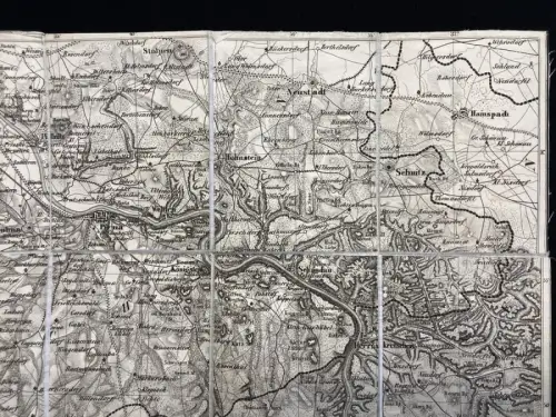 Schladebach Ganz Dresden und die sächsische Schweiz Wegweiser 1853 mit 2 Karten