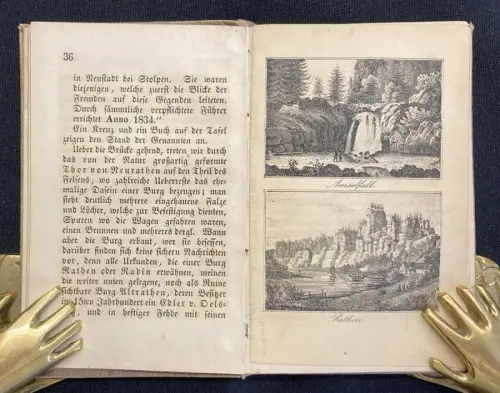 Lehmann Drei Tage in der sächsischen Schweiz 1851 1 Karte  19 Ans. auf 12 Tafeln