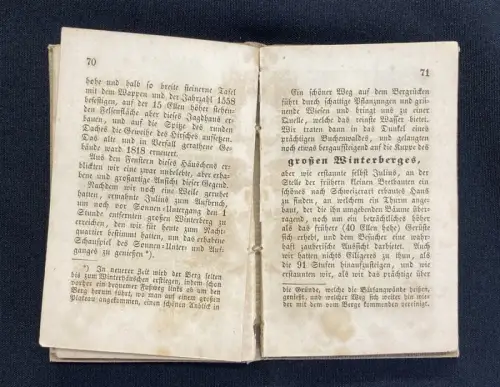 Lehmann Drei Tage in der sächsischen Schweiz 1851 1 Karte  19 Ans. auf 12 Tafeln