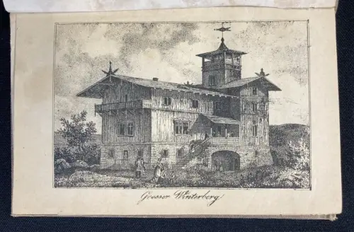 Lehmann Drei Tage in der sächsischen Schweiz 1851 1 Karte  19 Ans. auf 12 Tafeln