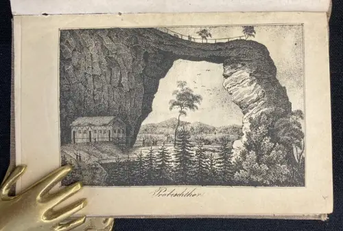 Lehmann Drei Tage in der sächsischen Schweiz 1851 1 Karte  19 Ans. auf 12 Tafeln